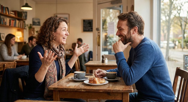 Engaging conversation on a date